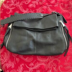 Aimee Kestenberg Black Leather Shoulder Bag